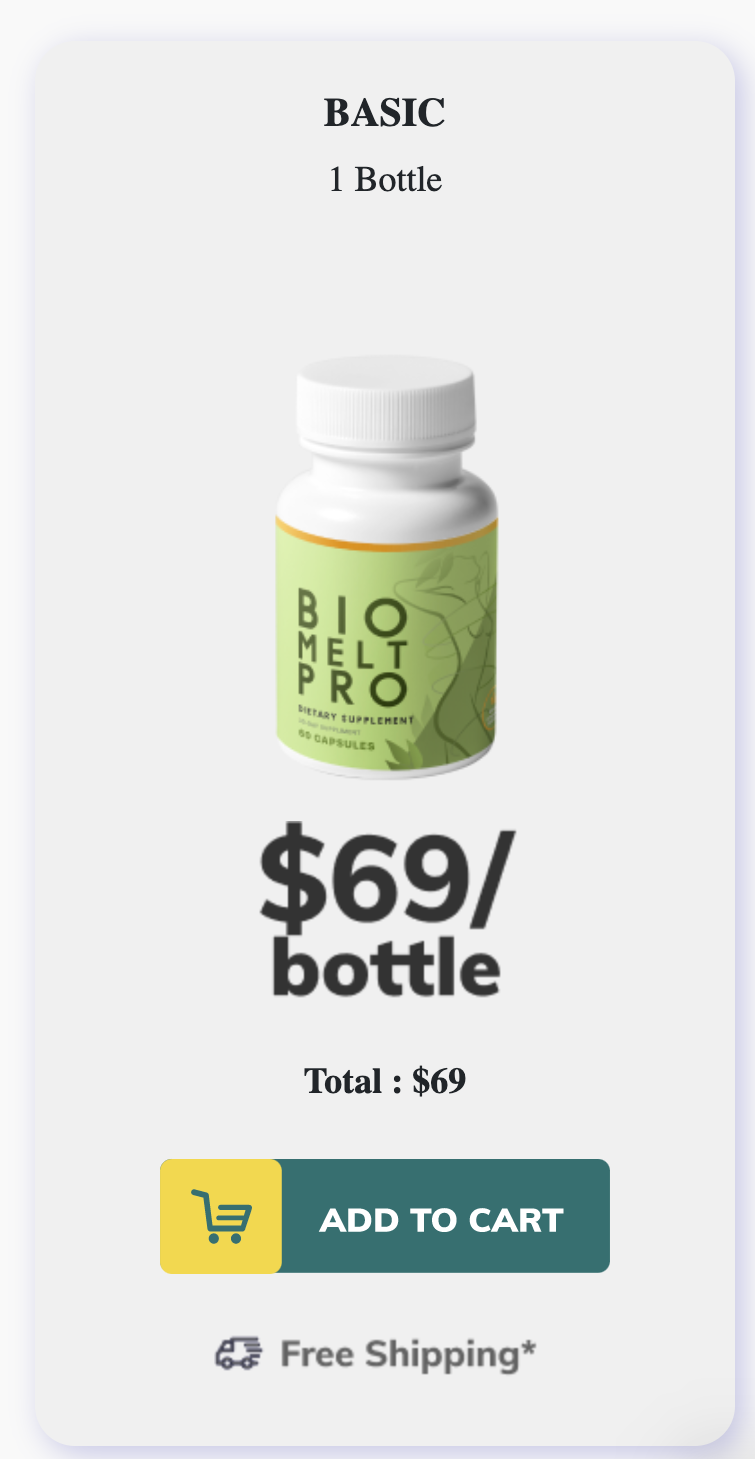 Bio Melt Pro - 1 bottle